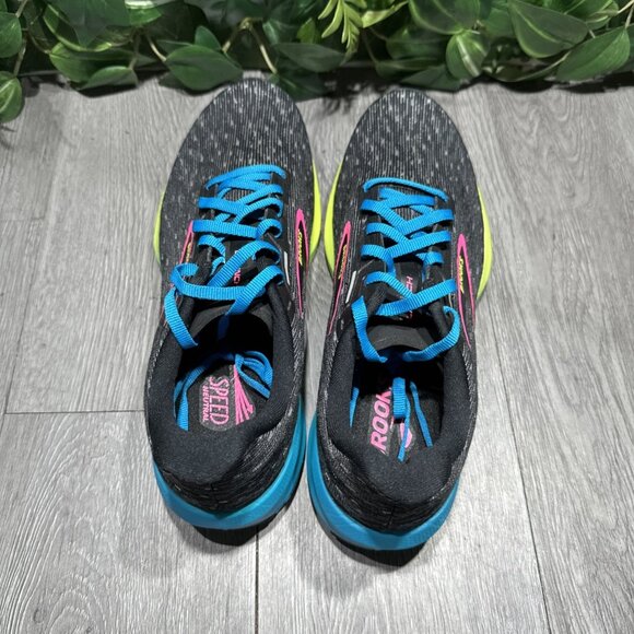 Brooks Launch 10 Black Multicolor  Running Shoe Men SAMPLE Men’s Size 9 main image 4